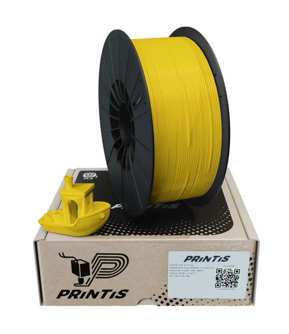 FILAMENT PLA 1KG ŻÓŁTY 1,75MM PRINTIS WYSOKA JAKOŚĆ DO DRUKARKI 3D 1000g 