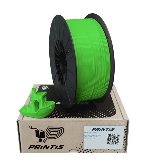FILAMENT PLA 1KG ZIELONY 1,75MM PRINTIS WYSOKA JAKOŚĆ DO DRUKARKI 3D 1000g 