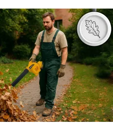 AKUMULATOROWA DMUCHAWA OGRODOWA DO LIŚCI ODKURZACZ DO BATERII DEWALT 