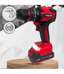 WIERTARKO WKRĘTARKA UDAROWA AKUMULATOROWA 21V 2XAKU 2.0Ah ZESTAW XL WALIZKA 