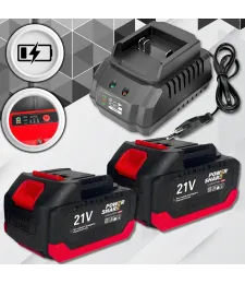 KLUCZ UDAROWY AKUMULATOROWY BEZSZCZOTKOWY ZESTAW 2X AKU ELEKTRYCZNY 