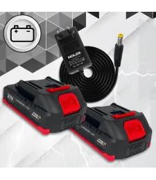 SEKATOR AKUMULATOROWY MOCNY NOŻYCE ELEKTRYCZNE OGRODOWE 2XAKU ZESTAW XL 