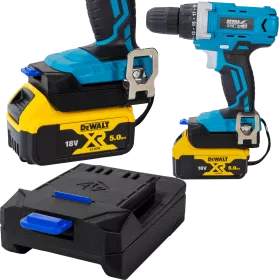 ADAPTER PRZEJŚCIÓWKA Z NARZĘDZIA DEDRA SAS+ALL 18V DO BATERII AKUMULATORA DEWALT XR 18V 