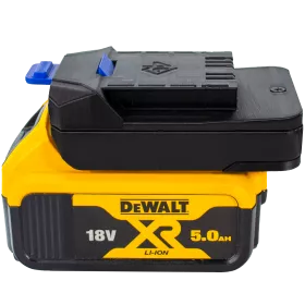 ADAPTER PRZEJŚCIÓWKA Z NARZĘDZIA DEDRA SAS+ALL 18V DO BATERII AKUMULATORA DEWALT XR 18V 