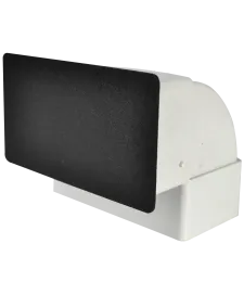 uzáver / koniec ventilačného kanála 110x55 čierny