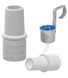 ZŁĄCZKA DO SKIMMERA ODKURZACZA WĘŻA RURY BASENOWEJ ŁĄCZNIK MUFA TULEJA 38MM 