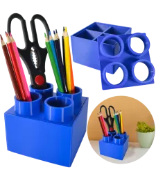 ORGANIZÉR Z BLOKOV LEGO MODRÝ