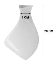 WAZON DEKORACYJNY WYSOKI I WYTRZYMAŁY 20 CM - NOWOCZESNY DESIGN 