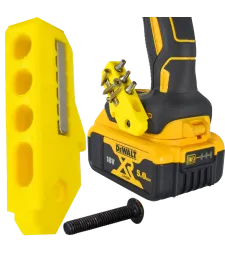 Magnetyczny Uchwyt Na Bity 45° Do Narzędzi DeWalt XR I FlexVolt + Śrubka - Żółty