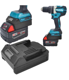 ADAPTER PRZEJŚCIÓWKA Z NARZĘDZIA MAKITA 18V NA BATERIE MILWAUKEE M18