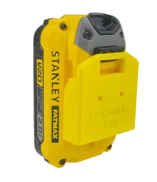 UCHWYT DO STANLEY FATMAX V20 NA AKUMULATOR BATERIA ŻÓŁTY 