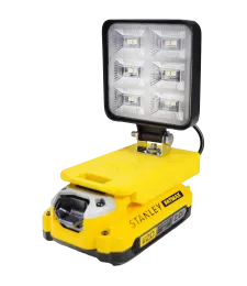 LAMPA DO BATERII STANLEY V20 FATMAX LED HALOGEN ROBOCZY 