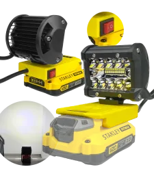 LAMPA ROBOCZA DO STANLEY V20 FATMAX HALOGEN LAMPKA 18V MAX 