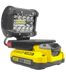Lampa Robocza Do Stanley V20 FatMax Halogen Lampka 18V Max - Czarny