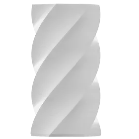WAZON NA KWIATY NIETŁUKĄCY NOWOCZESNY SPIRALNY HEXAGON BIAŁY 
