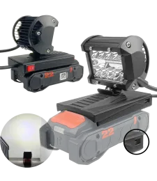 LAMPA DO HILTI B22 NURON HALOGEN ROBOCZY LED MAX + USB 