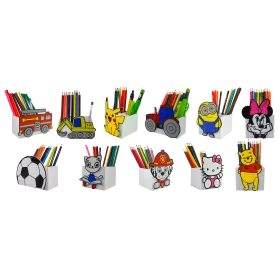 ORGANIZER NA KREDKI PIKACHU POKEMON POJEMNIK NA BIURKO DLA DZIECKA 