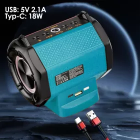 GŁOŚNIK NA BATERIĘ BOSCH BLUETOOTH AKUMULATOR 18V 