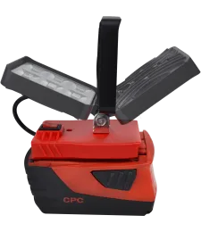 HILTI BATÉRIE LAMPA B22 VIEDOL HALOGÉNOVÉ PRACOVNÉ SVETLO - Czerwony