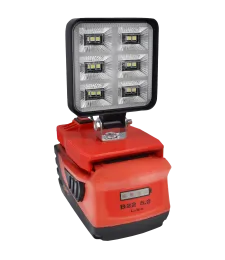 Lampa Do Baterii Hilti B22 LED Halogen Roboczy - Czerwony