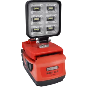 LAMPA DO BATERII HILTI B22 LED HALOGEN ROBOCZY 