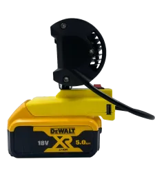 Lampa Do DeWalt 18V Halogen Roboczy LED Max + USB - Żółty