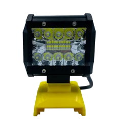 Lampa Do DeWalt 18V Halogen Roboczy LED Max + USB - Żółty