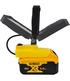 LAMPA DO BATERII DEWALT 18V LED HALOGEN ROBOCZY + USB 