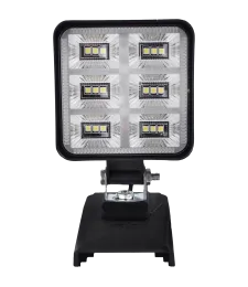 Lampa Do Baterii DeWalt 18V LED Halogen Roboczy + USB - Czarny