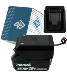 Adaptér na 18 V batériu Makita - Czarny