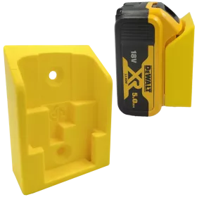 UCHWYT DO DEWALT 18V NA AKUMULATOR BATERIA ŻÓŁTY 