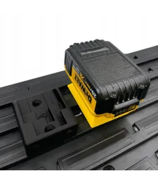 UCHWYT DO DEWALT 18V NA AKUMULATOR BATERIA ŻÓŁTY 