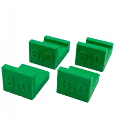 Predné kontrolné vzdialenosti pre 6 mm medzery
