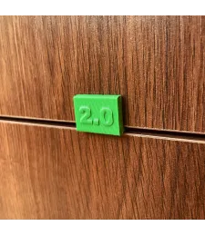 Predné kontrolné vzdialenosti pre 6 mm medzery
