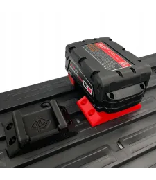 Uchwyt Do Milwaukee M18 Na Akumulator Bateria Czerwony