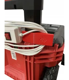 DRŽIAKY KÁBLOV PRE KUFRE MILWAUKEE PACKOUT - Czerwony
