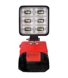 YATO 18V LED HALOGÉNOVÁ PRACOVNÁ BATÉRIOVÁ LAMPA - Czerwony