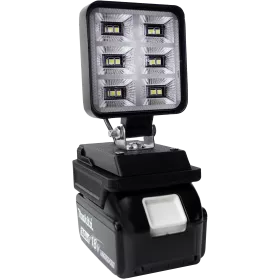 LAMPA DO BATERII MAKITA 18V LED HALOGEN ROBOCZY + USB 