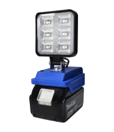 Lampa Do Baterii Makita 18V LED Halogen Roboczy + USB - Niebieski
