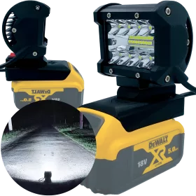 LAMPA ROBOCZA DO DEWALT 18V HALOGEN LAMPKA 18V MAX 