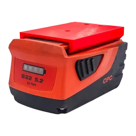 UCHWYT DO HILTI B22 22V NA AKUMULATOR BATERIA CZERWONY 