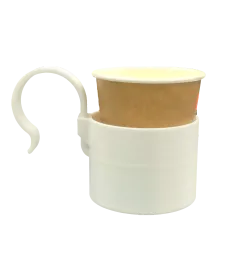 4x Uchwyt na NAPÓJ KUBEK do basenu z klipsem ⌀45mm 