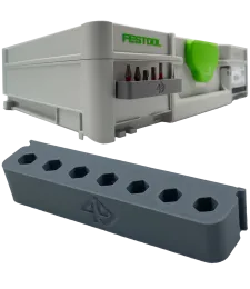 Uchwyt Magazynek Na Bity Festool Systainer T-lock - Szary