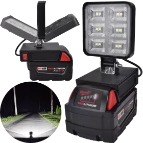 LAMPA DO BATERII MILWAUKEE M18 18V LED HALOGEN ROBOCZY 