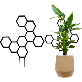 PODPORA podpórka do roślin KWIATÓW 27 cm plaster miodu 
