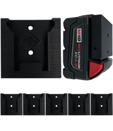6x Uchwyt na baterie Milwaukee M18 click 