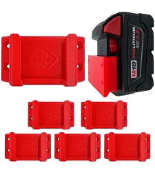 6x Uchwyt na baterie akumulator Milwaukee M18 