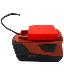 Adapter Do Baterii Akumulatora Hilti 22V - Czerwony