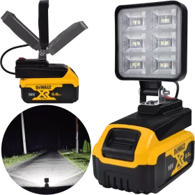 LAMPA DO BATERII DEWALT 18V LED HALOGEN ROBOCZY 