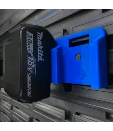 P4U Uchwyt Na 2 Baterie Akumulator Makita LXT 18V - Niebieski